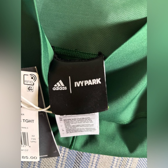 Adidas X Ivy Park Drip Mesh 3 Stripe Tights XS - Picture 5 of 12